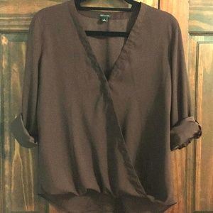 Ann Taylor Wrap Blouse